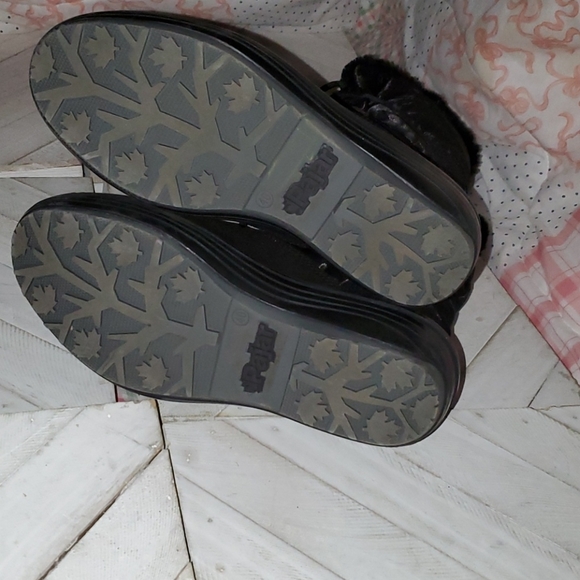 Pajar Size 40 Black Wedge Lace Up Boots - Picture 7 of 10